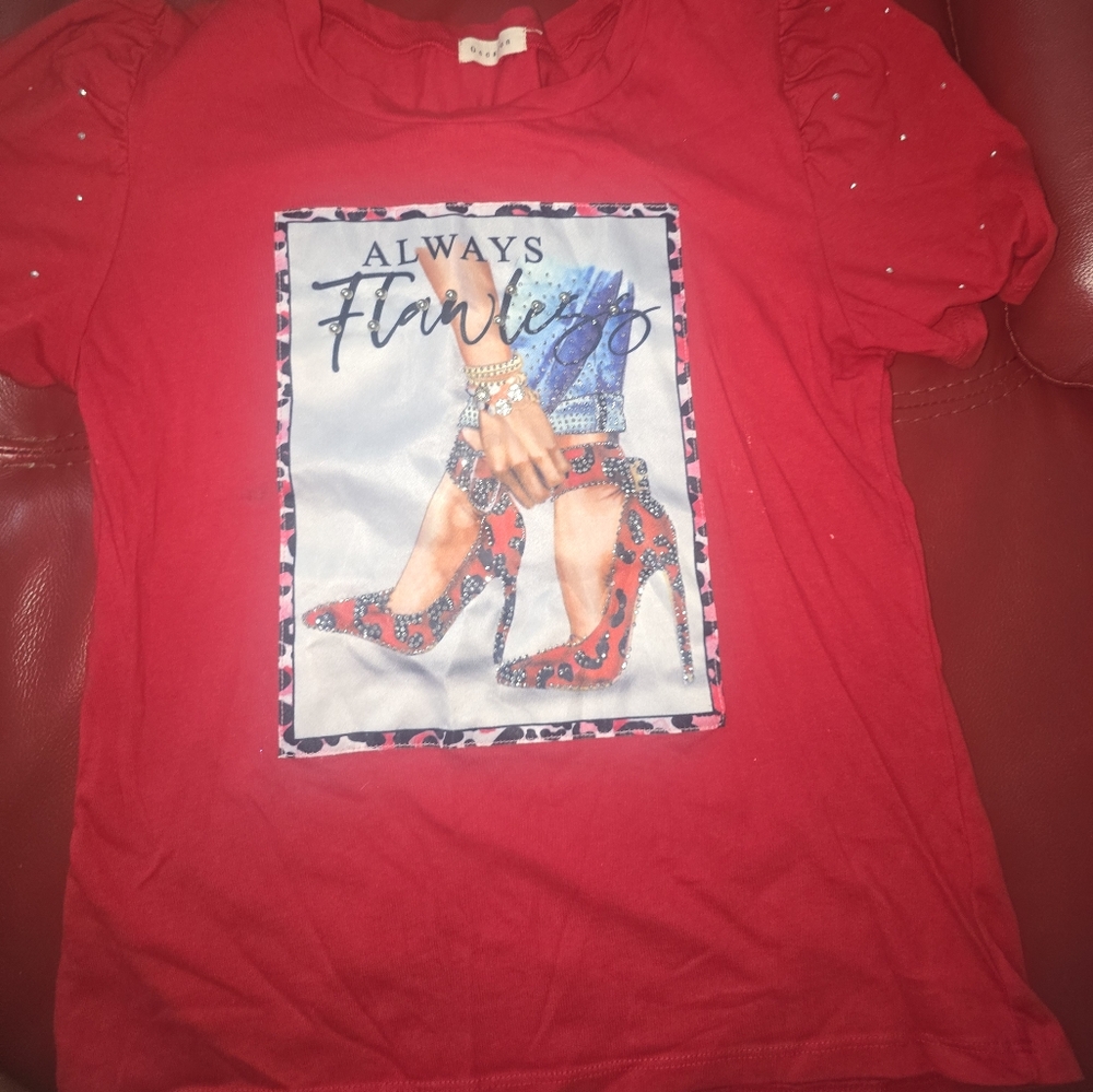 Red Kids Graphic Tee